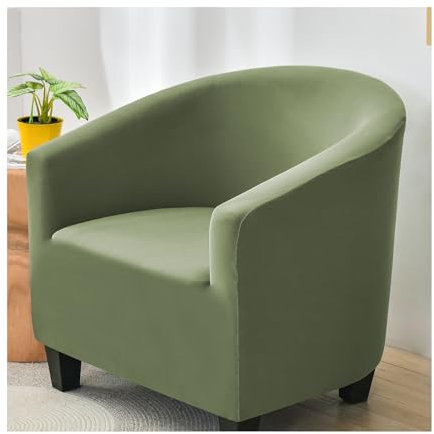 Mswborml Weich Hussen für Clubsessel Cocktailsessel, Universel Cocktailsessel Husse Bezug mit Elastischem Boden, Spandex Cocktailsessel Bezug Stretch, Waschbar Bezug für Cocktailsessel Clubsessel,I