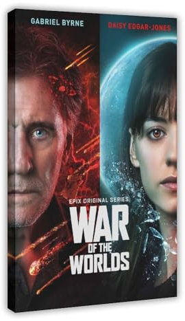 MAYLOVELY TV-Serie, Poster Krieg der Welten, Leinwandposter, Wandkunst, Dekordruck, Bild Gemälde für Wohnzimmer, Schlafzimmer, Dekoration, 40 x 60 cm
