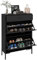 HOMCOM 3-Drawer Shoe Cabinet with Adjustable Shelf for 12 Pairs of Shoes, Narrow Shoe Storage Cabinet with 2 Flip Doors for Hallway, Entryway, Black