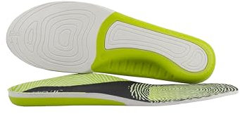 Orthotic Memory Foam Insoles with Rigid Base for Plantar Fasciitis, Flat Feet Support, Heel and Knee Pain Relief with Arch Support, (3/4.5 UK)