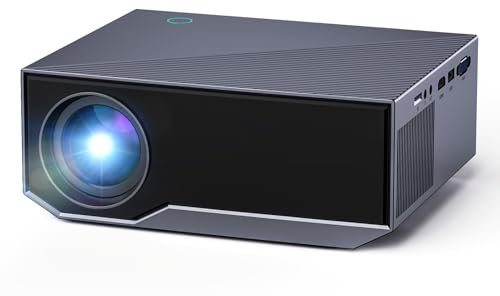 Proiettore con WIFI e Bluetooth, 300 pollici Proiettore Full HD 1080P Videoproiettore, 16000L Proiettore di film