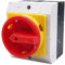 NevPuose Circuit scellé de charge, interrupteur de changement manuel, Breaker rotatif 20 A Isolation de charge, contrôle principal à 4 pôles 380 V Boîte à poussière de coupe rotative de 380 V pour la