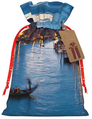 Beutel mit Kordelzug in Venedig-Nacht, Snackbeutel, Aufbewahrungsbeutel für Geschenkverpackungen, Party-Dekorationen
