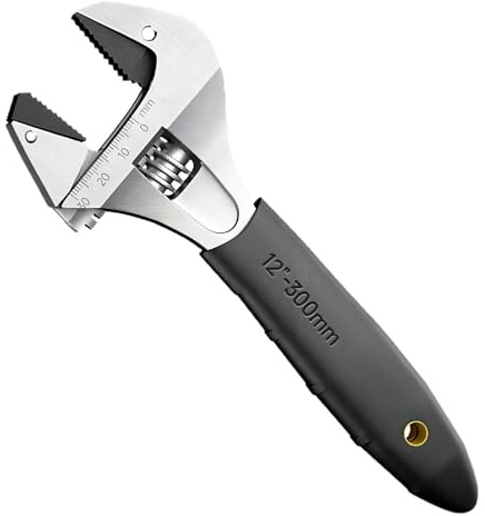 Generisch Ratsche 25 Zentimeter - Ratschender Flexibler Schraubenschlüssel - Tragbares Dreh Werkzeug Aus Kohlenstoffstahl Für Rohrinstallation Dusche Reparatur Mechaniker