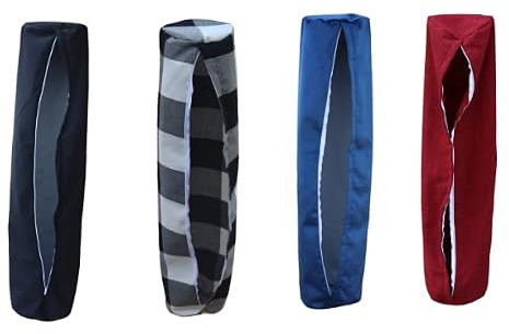 Custom Cervical Neck Roll Pillow Cover with Zipper,Round Body Pillow Cover,Cylinder Soft Bolster Pillowcases for Bedroom, Living Room (Pillow Case Only,90+colors)