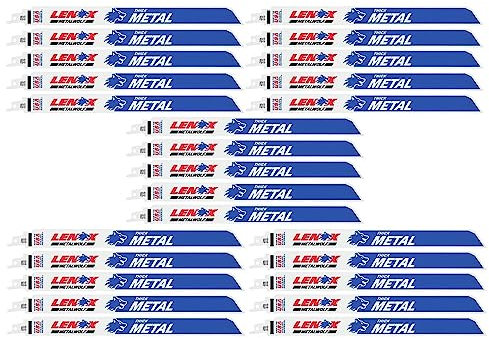 LENOX Tools Lazer Metal Cutting Reciprocating Saw Blade, Bi-Metal, 12-inch, 14 TPI, 25/PK