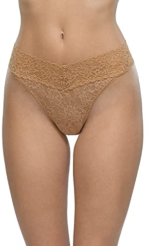 hanky panky Damen Signature Lace Original Rise Thong Suntan Thongs One Size, 1,2 kg (4811)