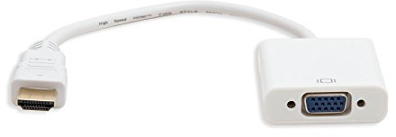 Syba Adaptador HDMI a VGA con Soporte de Audio estéreo