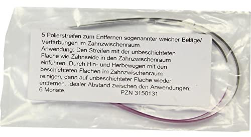 POLIERSTREIFEN z.Zahnzwische 5 St
