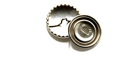 Telliswelt Überzieh-Knöpfe silber, 100 Stück, 15 mm, Metall | Überzieh-Knöpfe aus Metall in Silber, 15 mm, zum Beziehen mit eigenem Stoff, für Blusen, Hemden und Mäntel, inkl. Werkzeug.