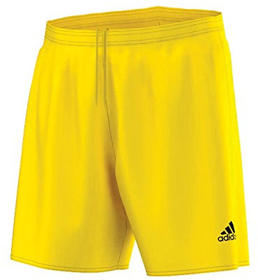 adidas Parma 16 Sho WB Shorts (1/4) Mens, Yellow/Black, S