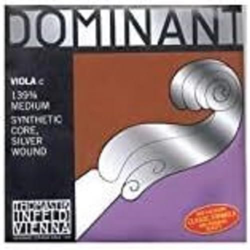 Thomastik Corda per Viola 3/4 Dominant - corda Do nucleo sintetico rivest. argento, media
