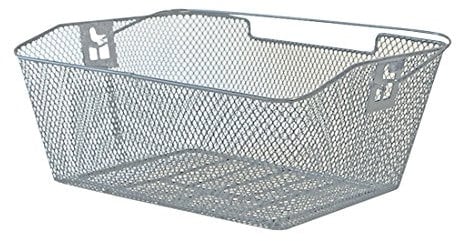 XLC Hinterradkorb-2128212200 Hinterradkorb Silber 39 x 30 x 17 cm