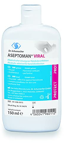 Aseptoman Viral Händedesinfektion Kittelflasche 150 ml by Dr. Schumacher