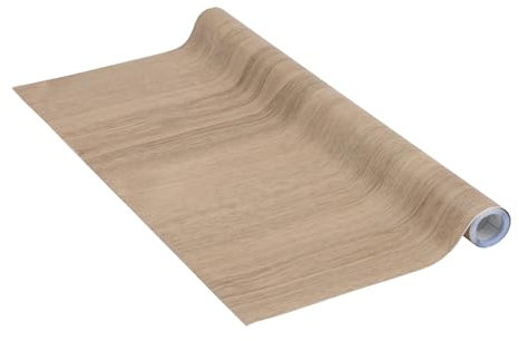 Venilia Papier adhésif | effet bois Perfect Fix® Pin Taupe | 67,5cm x 2m, Épaisseur 150μ | Film autocollant pour meuble et cuisine, film décoratif, papier peint | PVC sans phtalates | Fabriqué en UE