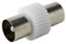 CABLEPELADO Adaptador de Antena Macho a Macho | Adaptador de Cable Coaxial RF | Conector de TV Macho Macho