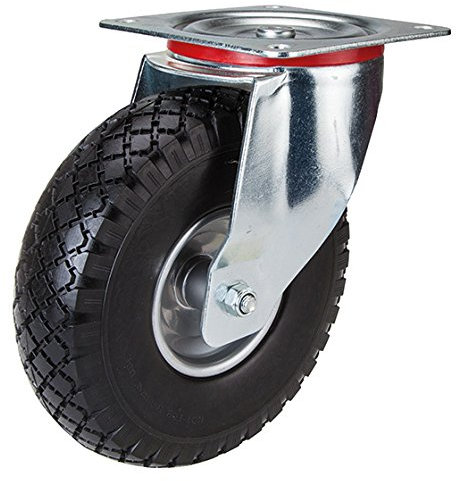 Lenkrolle 260 mm PU-Bereifung mit Stahlfelge pannensicher
