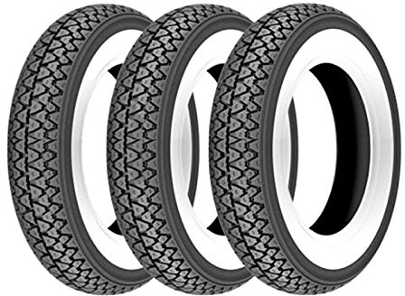 Drei Reifen Kenda K333 weiß Band 3.50-10 51J Vespa PX 125/150