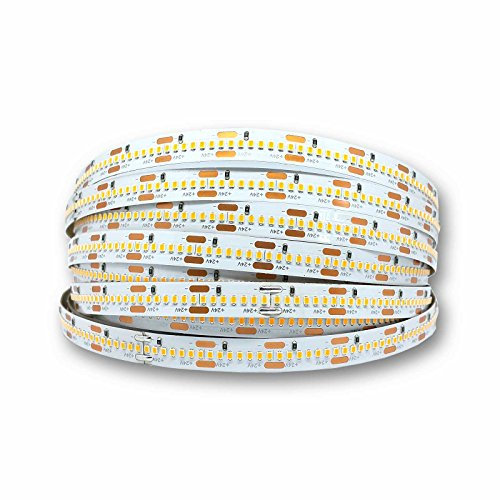 Alupona LED Streifen 28.8W/m 24V 350leds/m CRI90 neutralweiß IP20 Stripe Band Lichterkette Stripes Strip Farbe 5 Meter (500cm) energiesparende LED stromsparend