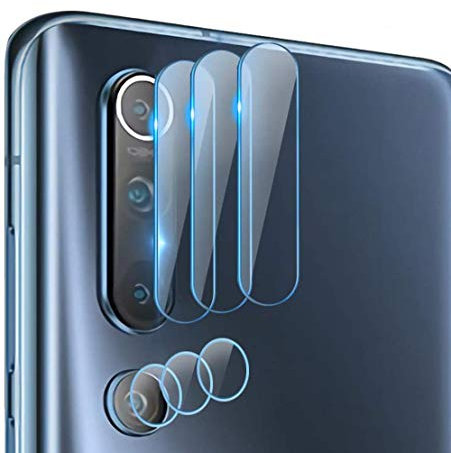 Protector de Lente de Cámara para Xiaomi Mi Note 10/Note 10 Pro [3-Pack], 9H Dureza, Anti-Rasguños HD sin Burbujas Vidrio Templado, Ultradelgado Xiaomi Mi Note 10/Note 10 Pro Protector Cámara Trasera