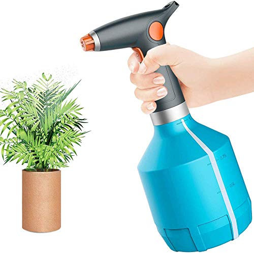 FiiMoo Aerosol eléctrico, Botella de Spray electrico para Plantas y Flores, Regadera eléctrica para Alcohol, Limpieza del hogar, 1000ML (Azul)