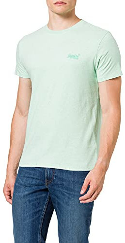 Superdry Men's Vintage Logo Emb Tee T-Shirt, Spearmint Marl, XXL