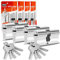 GERCAR Profilzylinder Schließzylinder Zylinderschloss 35/35 Doppelzylinder Türschloss - inkl. 10 Schlüssel - Gleichschließend 4er Set - Länge: 70mm, A:35 B:35-4er Set