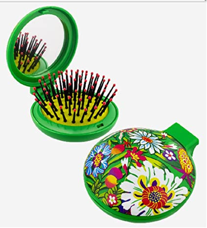 Pylones, Lady Retro Frühling 2 in 1 Spiegel Haarbürste
