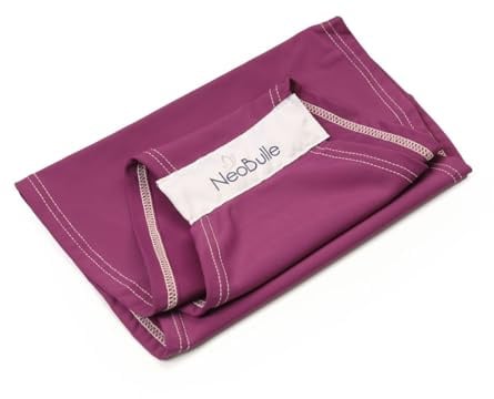 NéoBulle - Aquabulle - Porte-Bébé d'Appoint Aquatique - Pour la Plage, la Douche et les Premiers Bains - Sans Réglage - Tissu Élastique - De 6 Mois à 3 Ans (M)