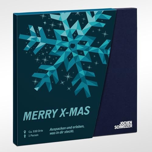 JOCHEN SCHWEIZER Geschenkbox zu Weihnachten, Erlebnis-Geschenk für 1-2 Personen, freie Erlebnis-Auswahl an ca. 1870 Orten
