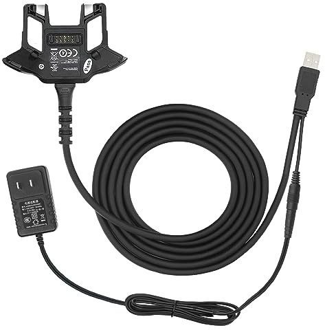 USB Charger Cable with Adapter for Zebra Symbol TC70 TC75 PDA Handheld Computer Charger Set Replaces CBL-TC7X-USB1-01 for TC72 TC77 Scanner