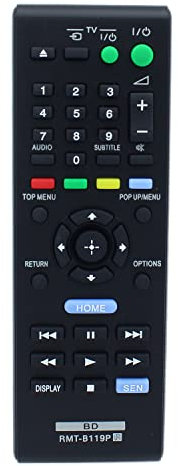 RMT-B119P - Telecomando di ricambio per lettore DVD Blu-ray Disc Sony BD BDP-BX510 BDP-S1100 BDP-S190 BDP-S3100 BDP-S390 BDP-S4100 BDP-S490 BDP-S5100 BDP-S590 BDPS1100 BDPBX510