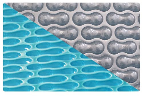 Solarplane 600 x 300 cm darkblue-Silver 400µm Geobubble Rechteck Pool Isolation
