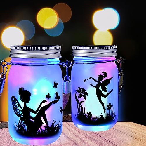 HIQE-FL 2 Stück Hängend Solar Laterne Lichter Für Außen,Solar Laterne Outdoor Hängend,Wasserdicht Gartenleuchte Für Drauße,Solar Laternen Für Draußen,LED Solar Gartenleuchte Wasserdicht Hängend