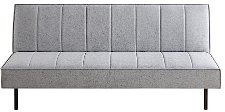 Zinus Quinn Clic Clac Schlafsofa - 2-in-1 Klappsofa - Geeignet für Gästezimmer und kleine Räume - Grau