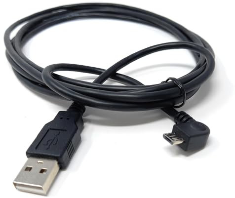 2m USB 2.0 to Micro USB B Right Angled Data & Charging Cable 24AWG 6.5ft