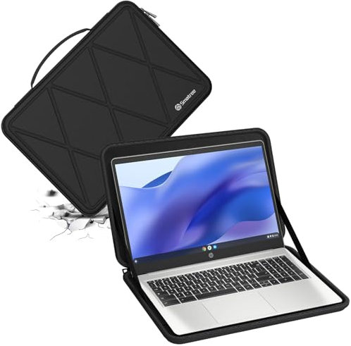 Smatree Housse de Protection Rigide en EVA Compatible avec HP Chromebook 15at-nb000/15a-nb0097nr/15a-na0047nr/15at-na000 (X8281)