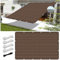 Vela Ombreggiante Rettangolare Tenda 160 x 200 cm, Antivento, Traspirante,98% Anti UV, Vela Ombreggiante Vele Parasole, Tendone Tende Telo Ombra, per Balcone, Terrazza, Marrone
