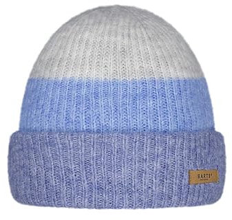 Barts Damen Beanie Suzam Wintermütze mit Streifen 6101 Blue 04