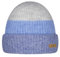 Barts Damen Beanie Suzam Wintermütze mit Streifen 6101 Blue 04