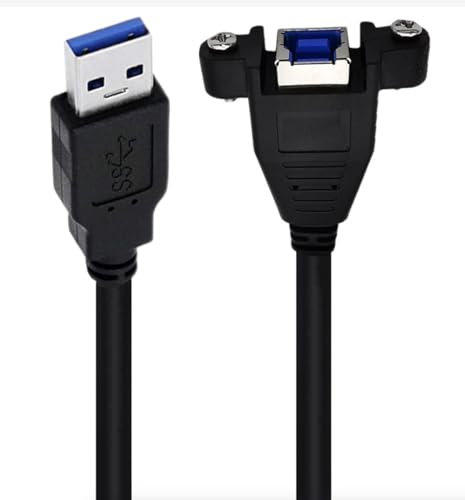 innov8 Cable de extensión USB A 3.0 macho a USB tipo B hembra, 0,5 m