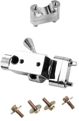 CORHAD Stabile Trommelklemme Aus Metall Silberfarben Wc58 Snare-drum-regler Für Schlagzeuger Mit Befestigungslöchern