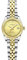 VXFAIZY Orologio da Donna Classico Facile da Leggere con Calendario Resistente All'acqua (Silver-Gold Gold)