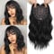 Nexyshe Haar-Topper, 35,6 cm, gewellt, schwarz, glatt, Perücke für Damen, 16,5 x 16,5 cm, großes Basis, Haarteil für dünner werdendes Haar