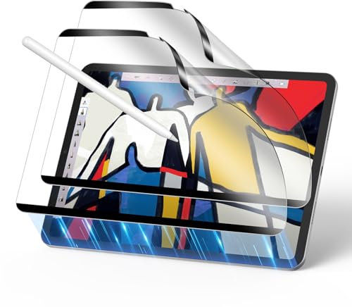 ESR 2 Pack Paper-Feel Magnetic Screen Protector for iPad Air 11 Inch M3/M2 (7th/6th Generation, 2025/2024), Write and Draw Like on Paper, Detachable and Reusable, Matte Finish, Anti-Glare