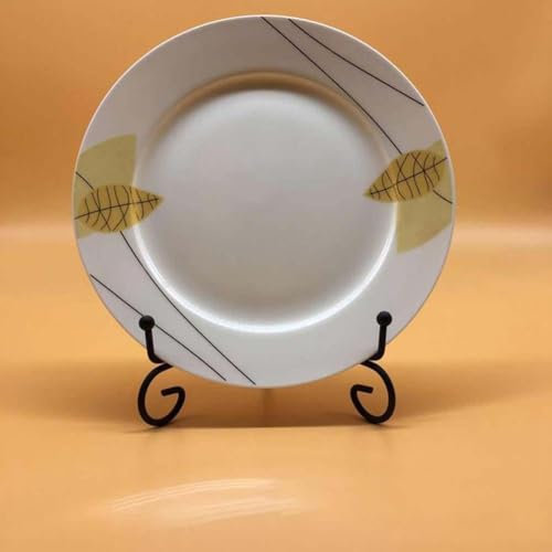 Stylish Black Plate Holder, Freestanding Display Easel, Adjustable Folding Hinges (10 inches)