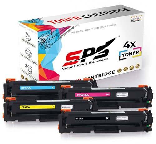 SPS Drucker Toner Kompatibel für HP Color Laserjet Pro MFP M 477 - CF410A / 410A | Mehrfarbig | 2.300 Seiten