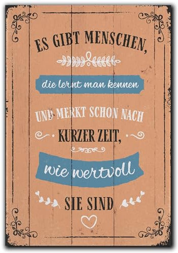 LANOLU Kühlschrankmagnete lustig- Menschen die wertvoll sind - lustige Magnete mit Sprüchen und witzigen Motiven 8x5,5cm