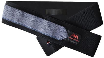 SUELO FIRME Cinturón pélvico mujer embarazo. Faja Lumbar postura correcta. Cinturón de Maternidad by Physiomat. Hecho en material muy elástico y ajustable, sujeción firme. Talla única. 120x8 cms.