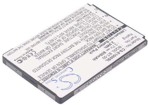 TrustCell BQ50, BT51, CFNN1037, SNN5766A, SNN5771, batteria di ricambio per Motorola W450, W450 Active, W490, W5, W510, W562, w755, W766, W766 Entice, Wilder 800mAh